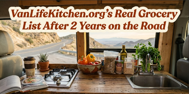 VanLifeKitchen.org's Real Grocery List After 2 Years on the Road