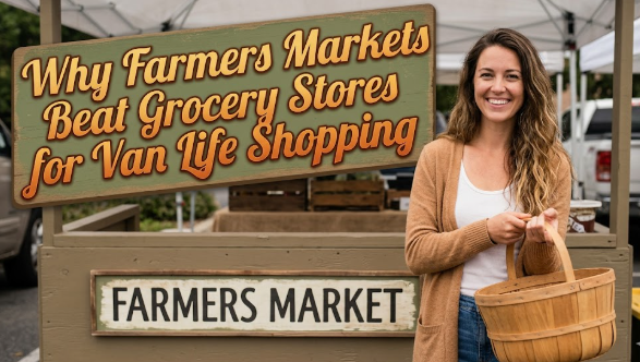 Why Farmers Markets Beat Grocery Stores for Van Life Shopping