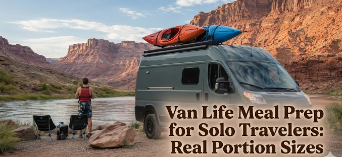Van Life Meal Prep for Solo Travelers: Real Portion Sizes