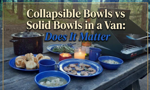 Collapsible Bowls vs Solid Bowls in a Van: Does It Matter
